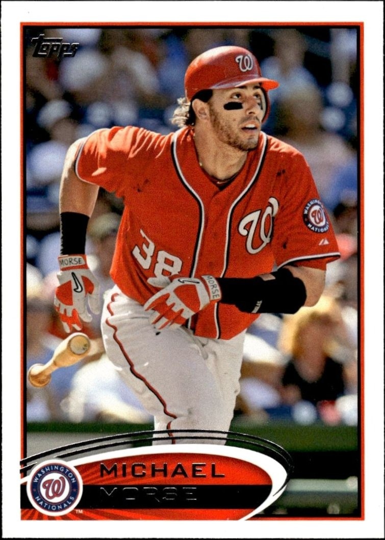 2012 Topps Series 1 Mike Morse #165 trading card