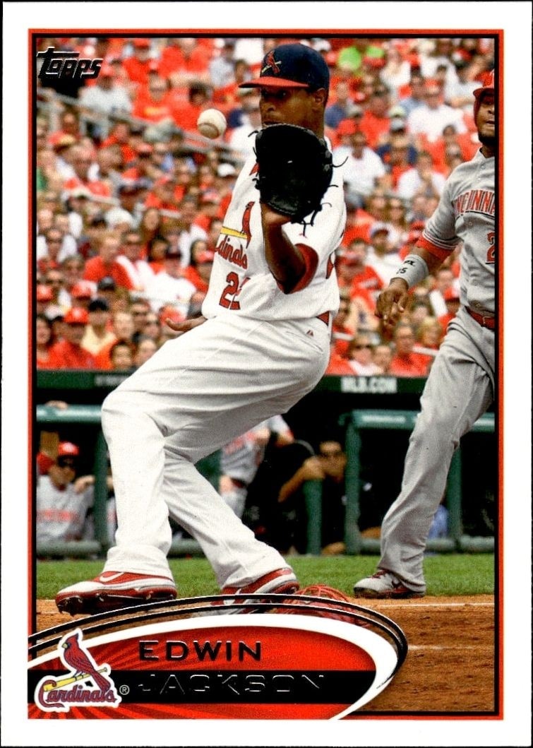 2012 Topps Series 1 Edwin Jackson #44 trading card