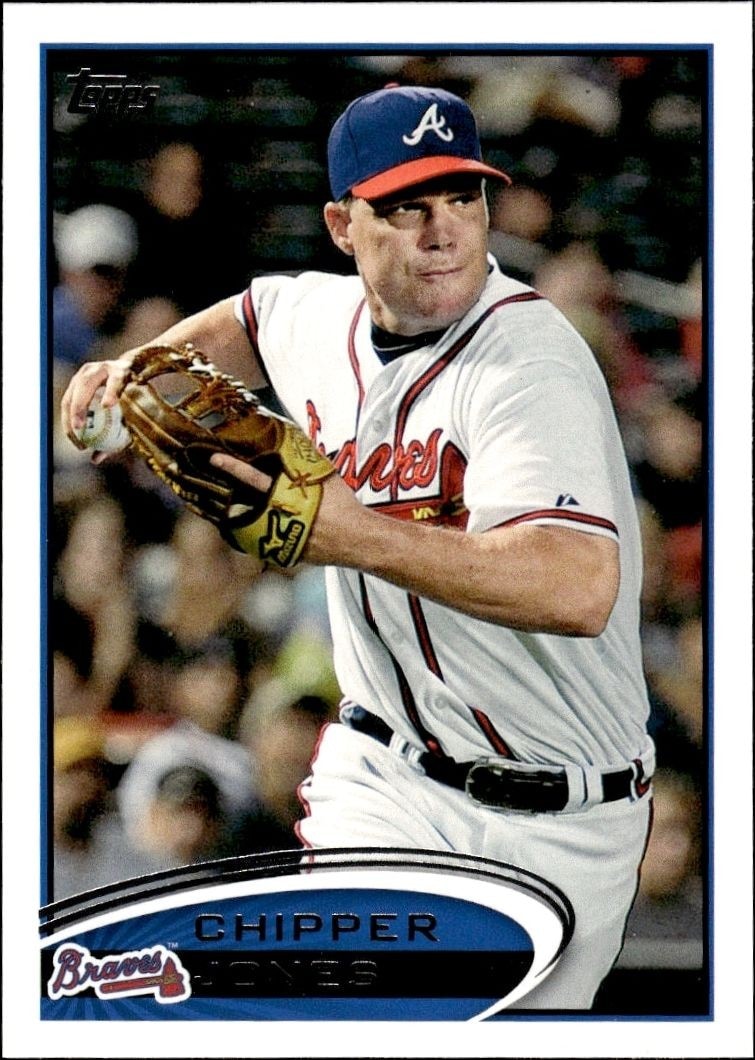 2012 Topps Series 1 Chipper Jones #305 trading card