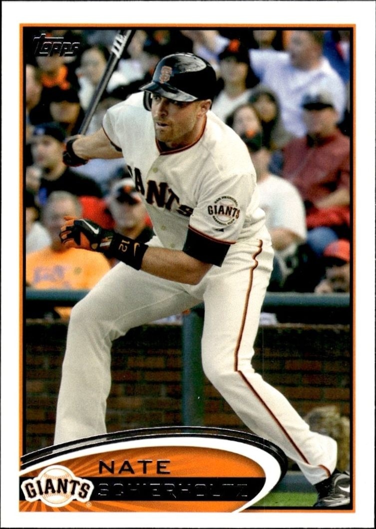 2012 Topps Series 1 Nate Schierholtz #63 trading card