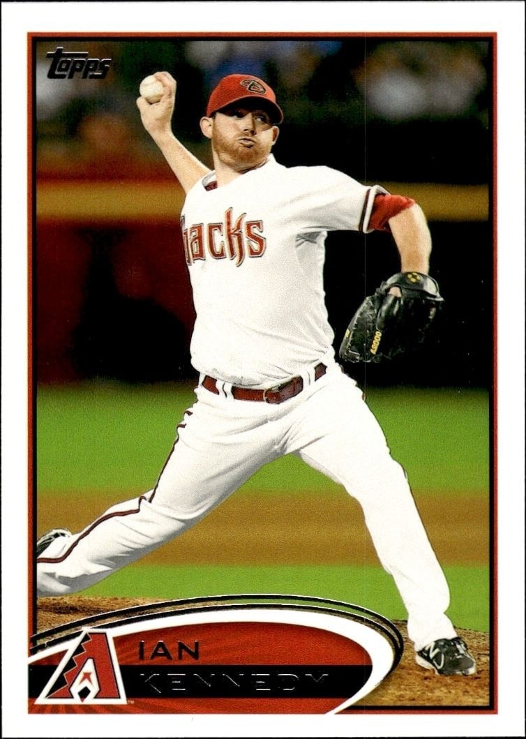 2012 Topps Series 1 Ian Kennedy #76 trading card