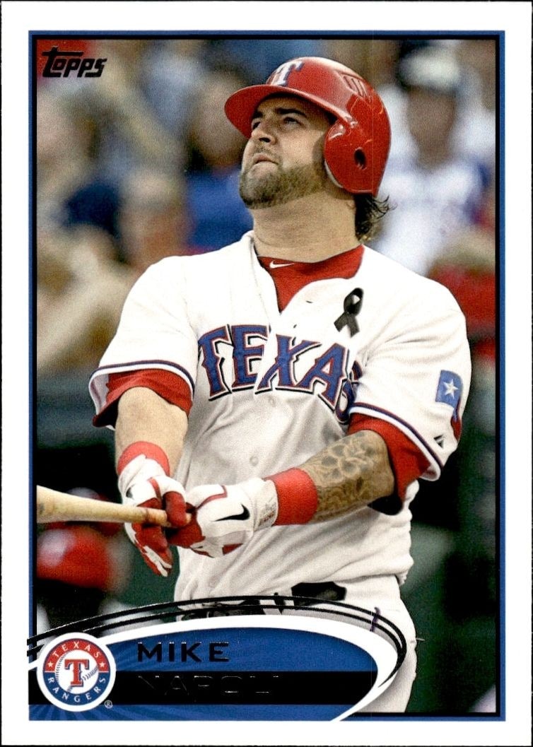 2012 Topps Series 1 Mike Napoli #37 trading card