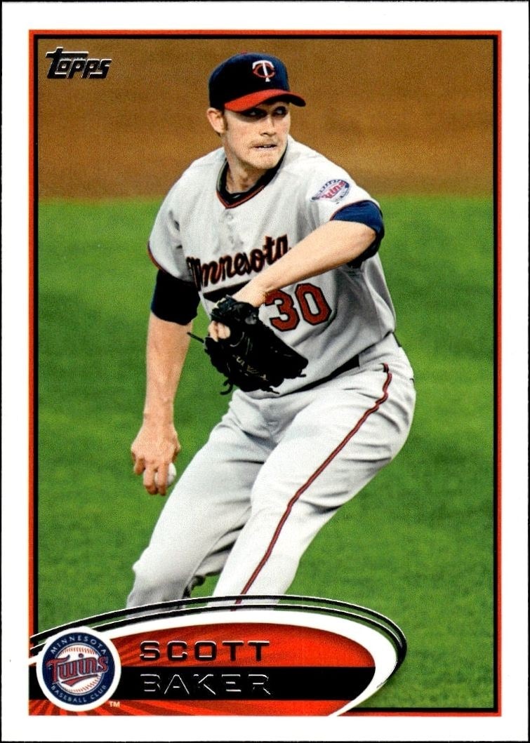 2012 Topps Series 1 Scott Baker #276 trading card
