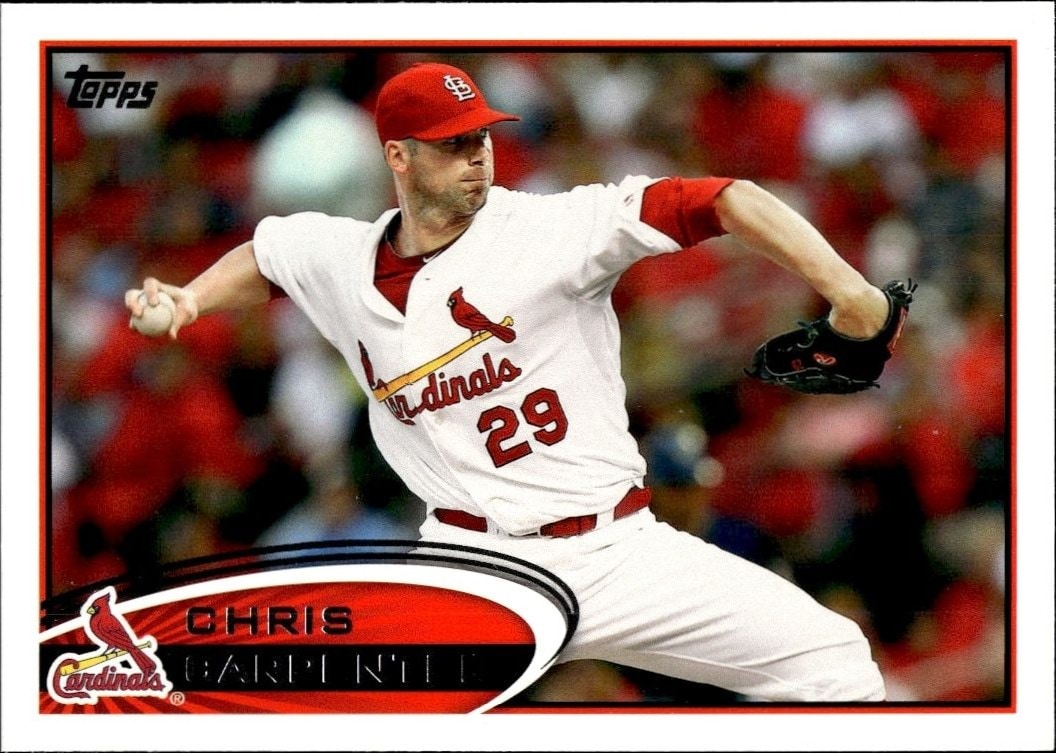 2012 Topps Series 2 Chris Carpenter #490 trading card