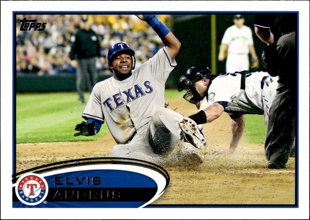 2012 Topps Series 2 Elvis Andrus #439 trading card