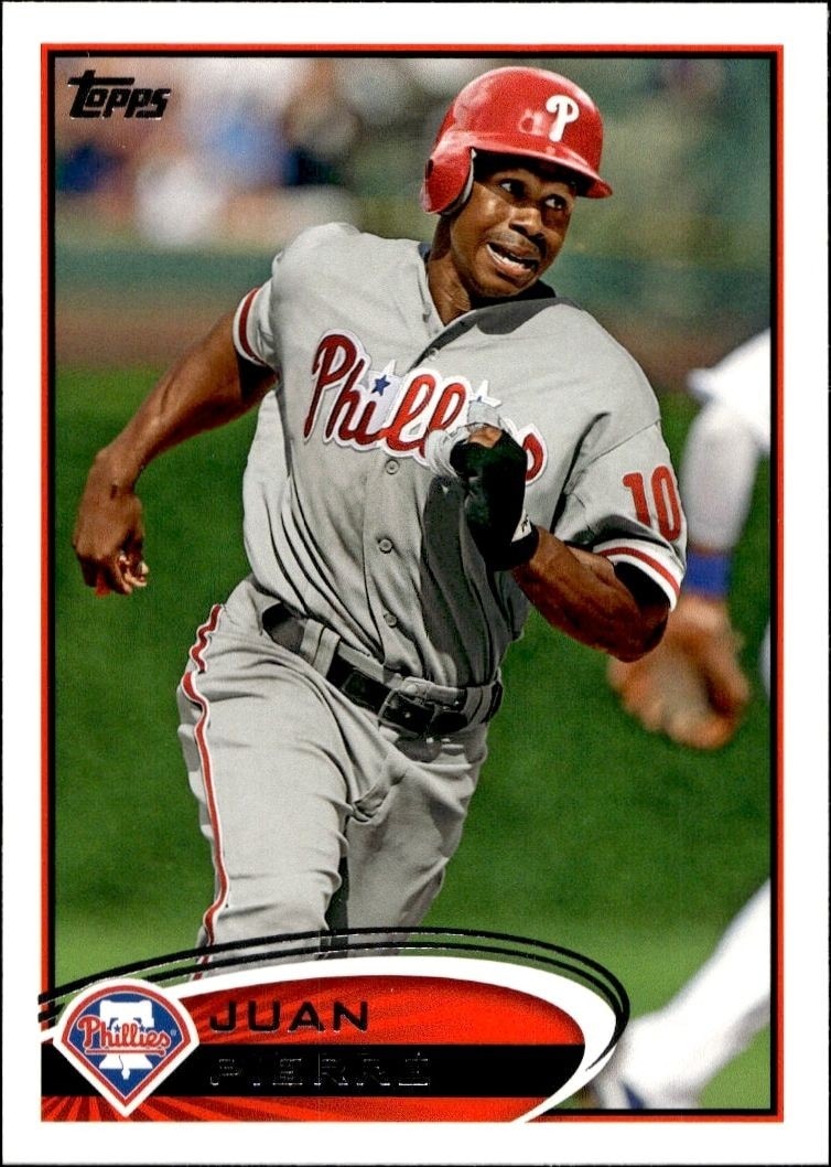 2012 Topps Series 2 Juan Pierre #658 trading card