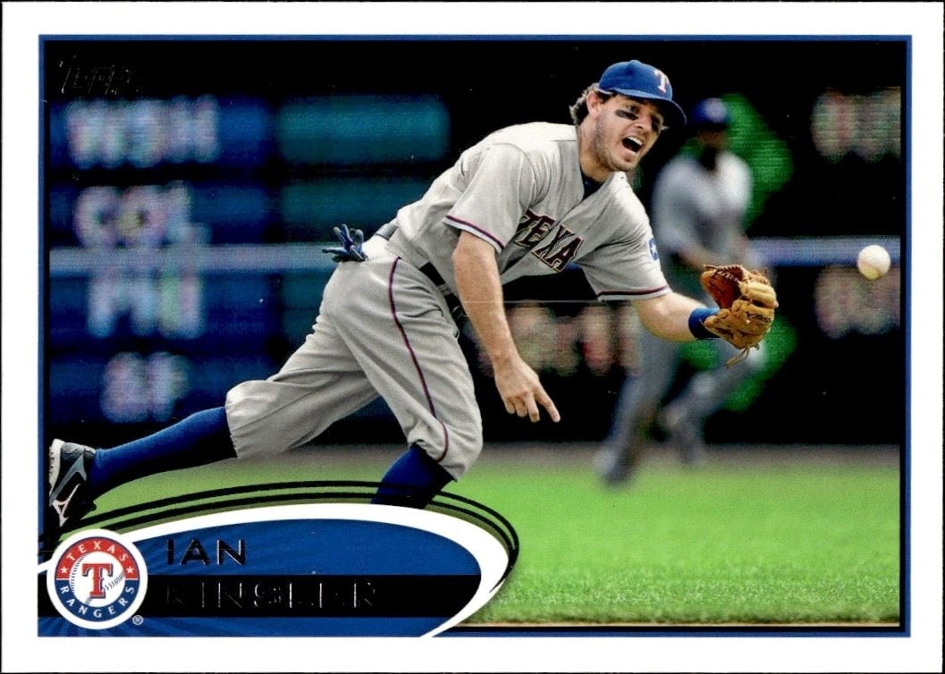 2012 Topps Series 2 Ian Kinsler #550 trading card