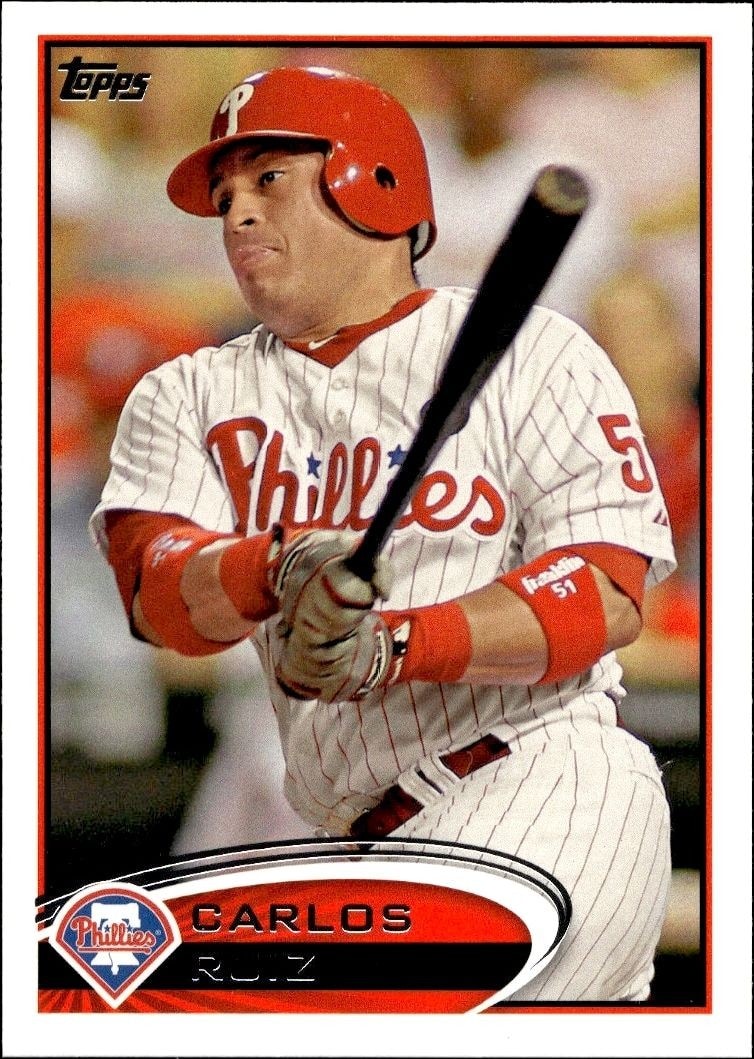 2012 Topps Series 1 Carlos Ruiz #117 trading card