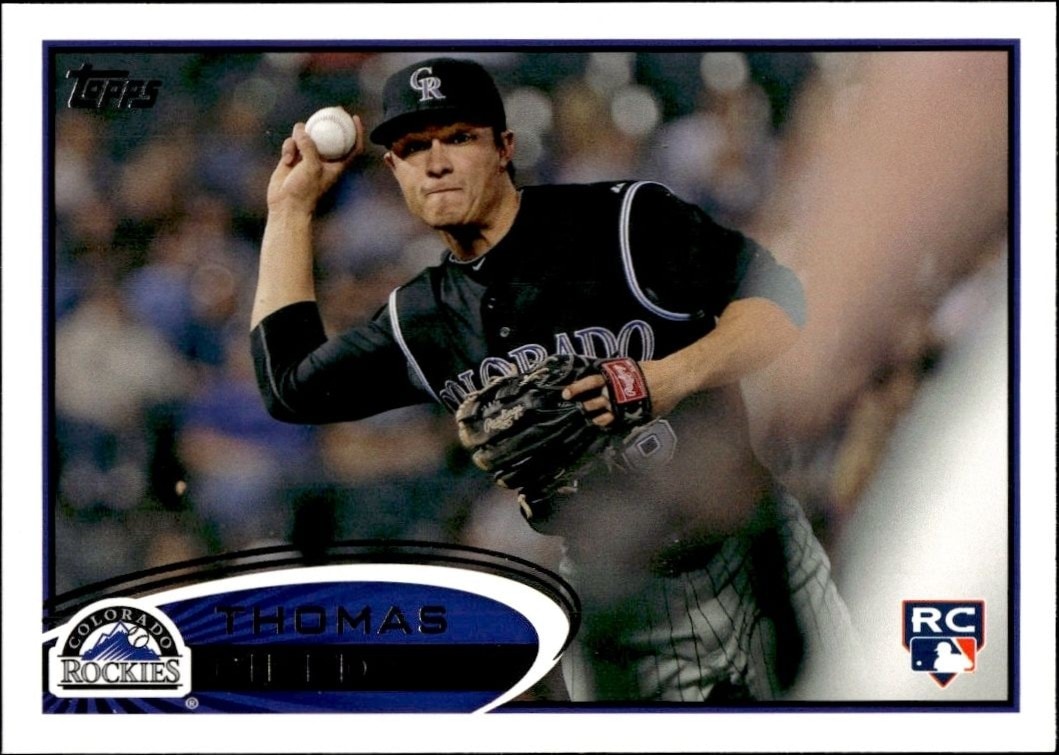 2012 Topps Series 2 Thomas Field #460 trading card