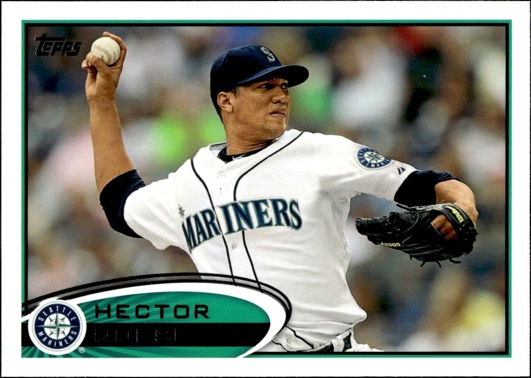 2012 Topps Series 2 Hector Noesi #397 trading card