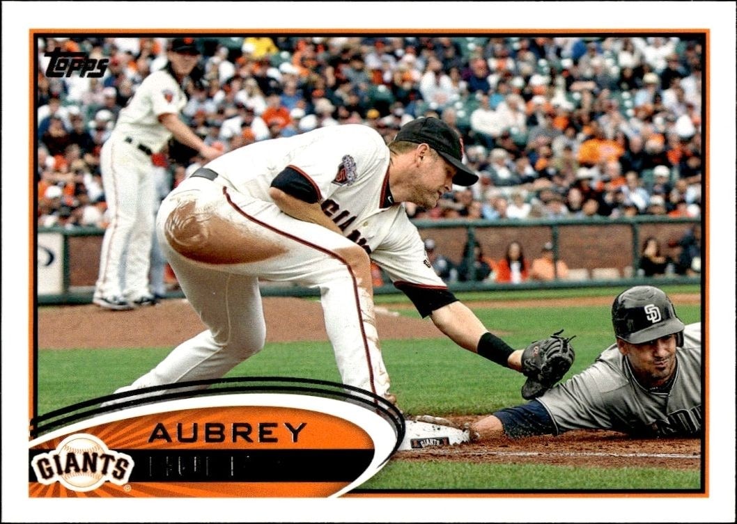 2012 Topps Series 2 Aubrey Huff #591 trading card