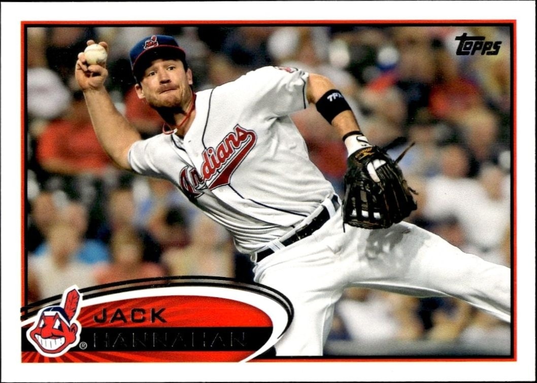 2012 Topps Series 2 Jack Hannahan #541 trading card