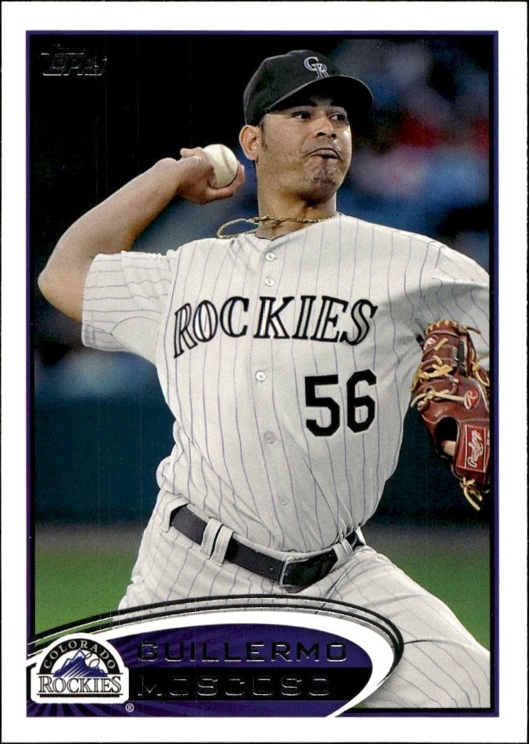 2012 Topps Series 2 Guillermo Moscoso #431 trading card