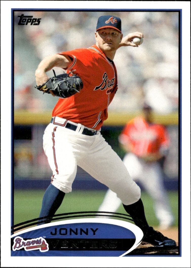 2012 Topps Series 2 Jonny Venters #408 trading card