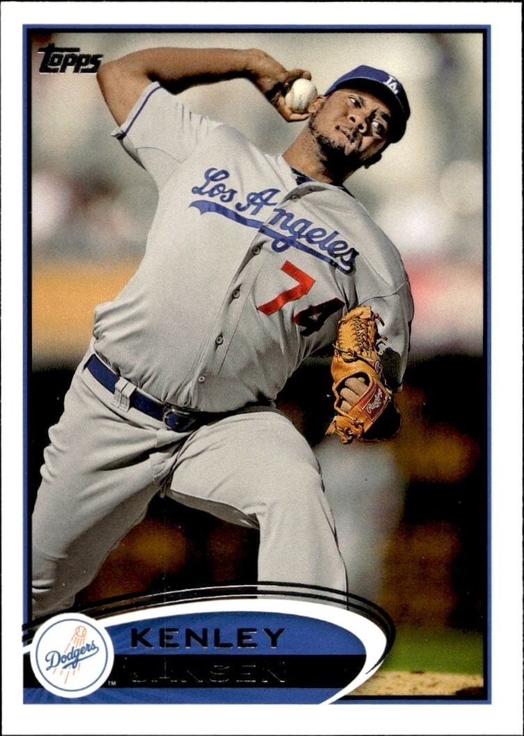 2012 Topps Series 2 Kenley Jansen #401 trading card