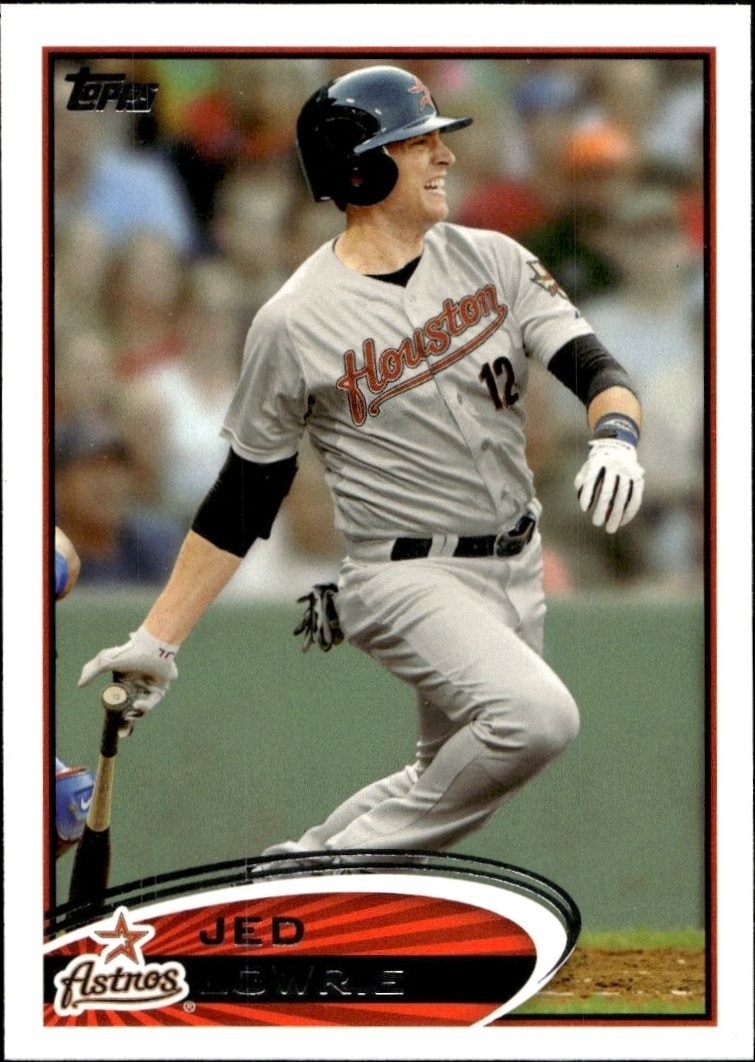 2012 Topps Series 2 Jed Lowrie #455 trading card