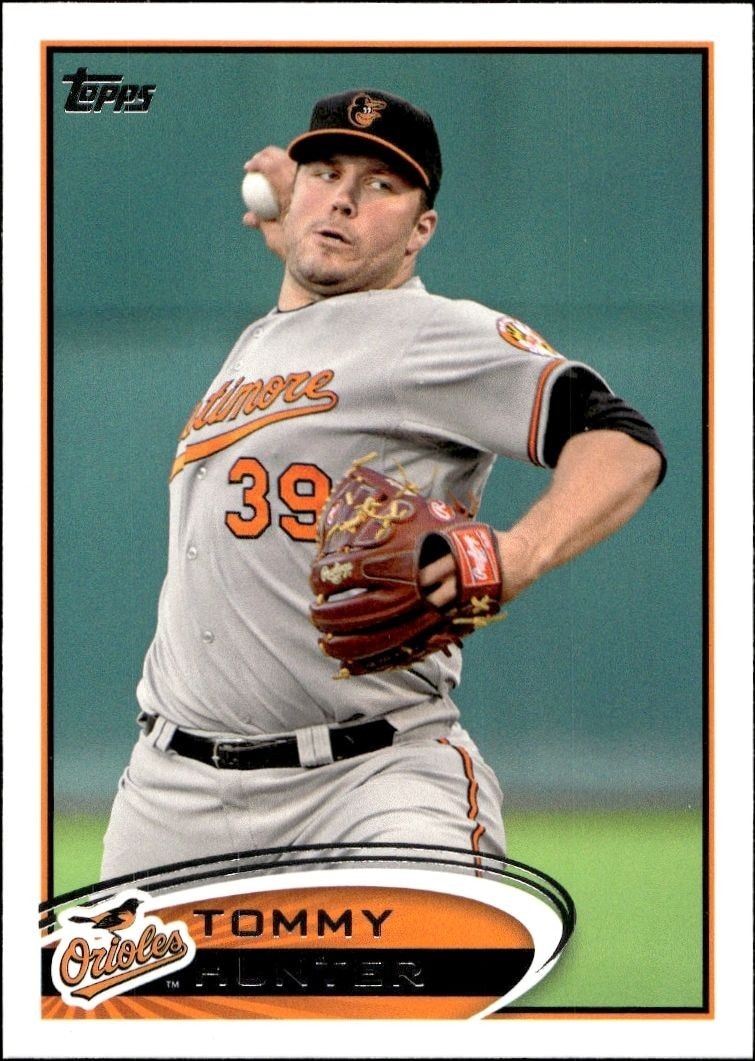 2012 Topps Series 2 Tommy Hunter #625 trading card