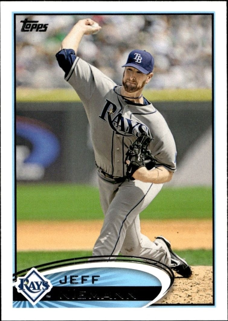 2012 Topps Series 1 Jeff Niemann #203 trading card