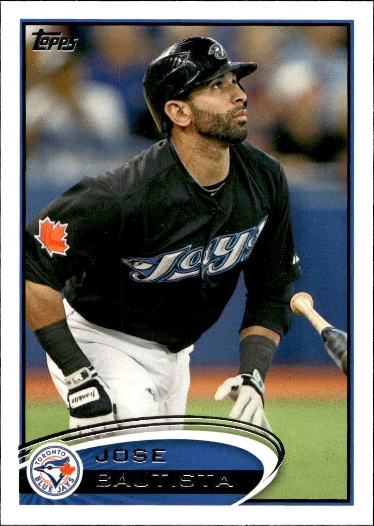 2012 Topps Series 1 Jose Bautista #100 trading card