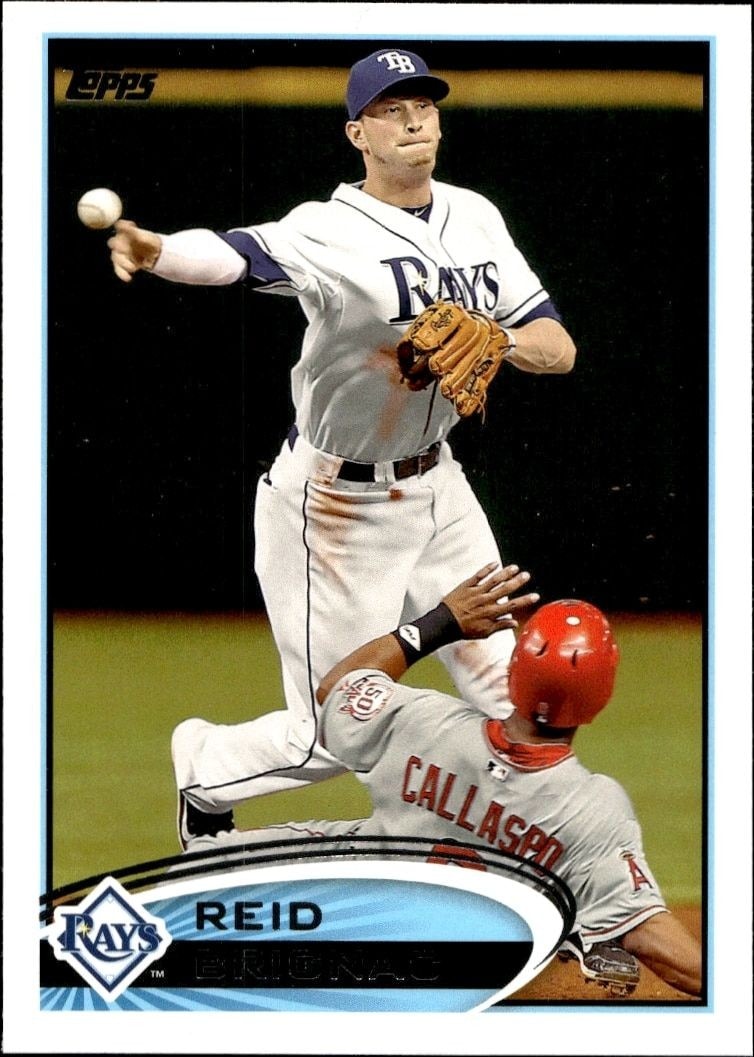 2012 Topps Series 2 Reid Brignac #598 trading card