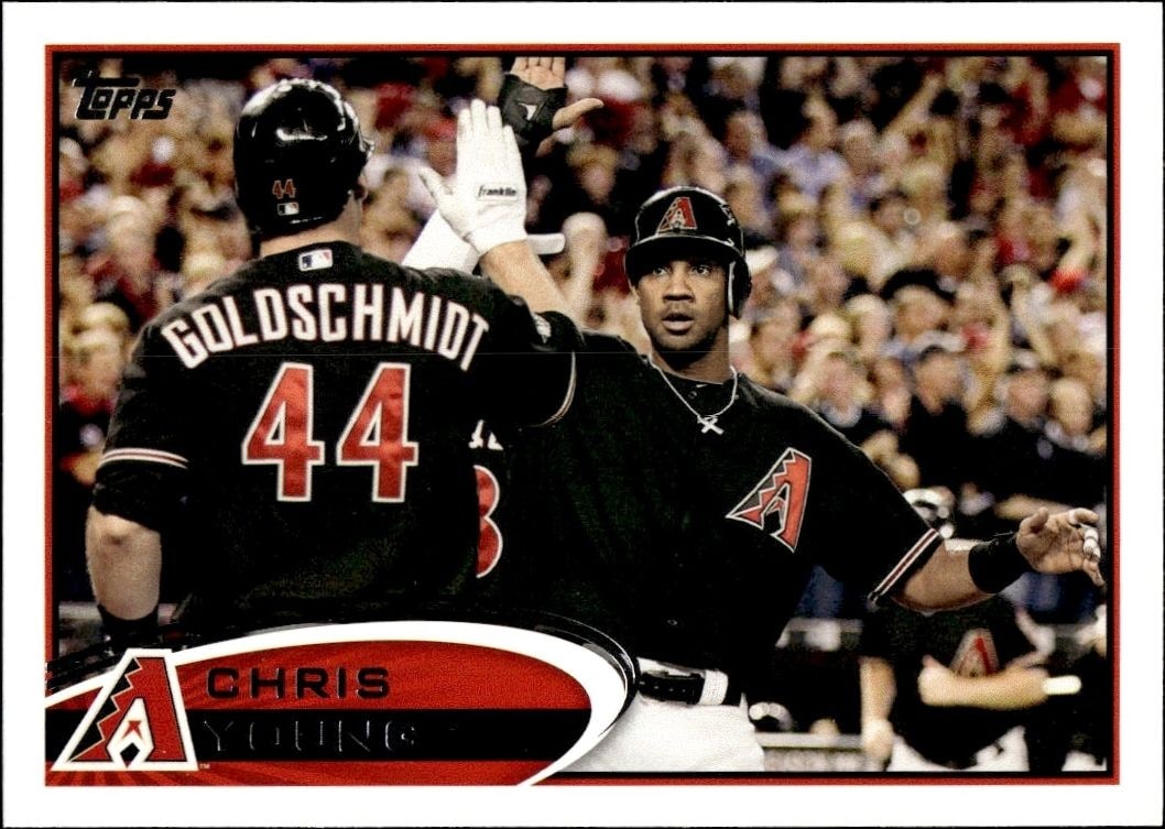 2012 Topps Series 2 Chris Young #643 trading card