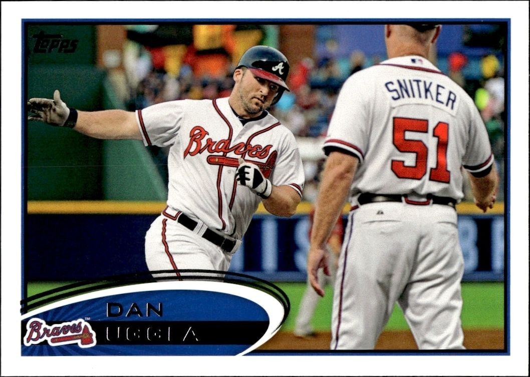2012 Topps Series 2 Dan Uggla #565 trading card