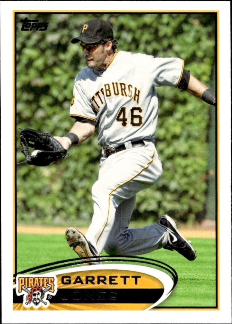 2012 Topps Series 2 Garrett Jones #453 trading card