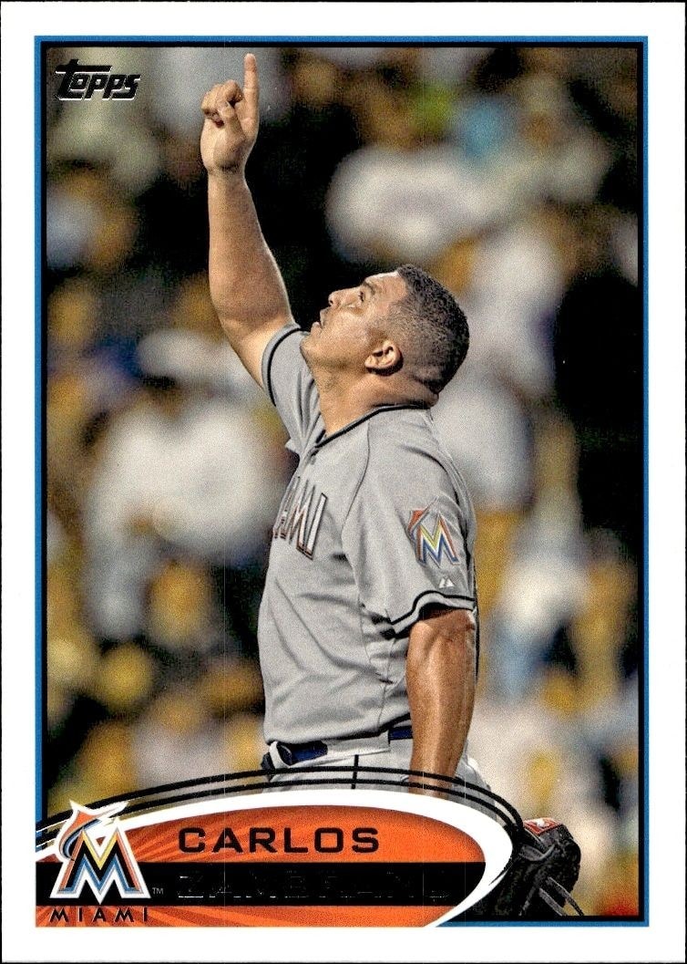 2012 Topps Series 2 Carlos Zambrano #425 trading card