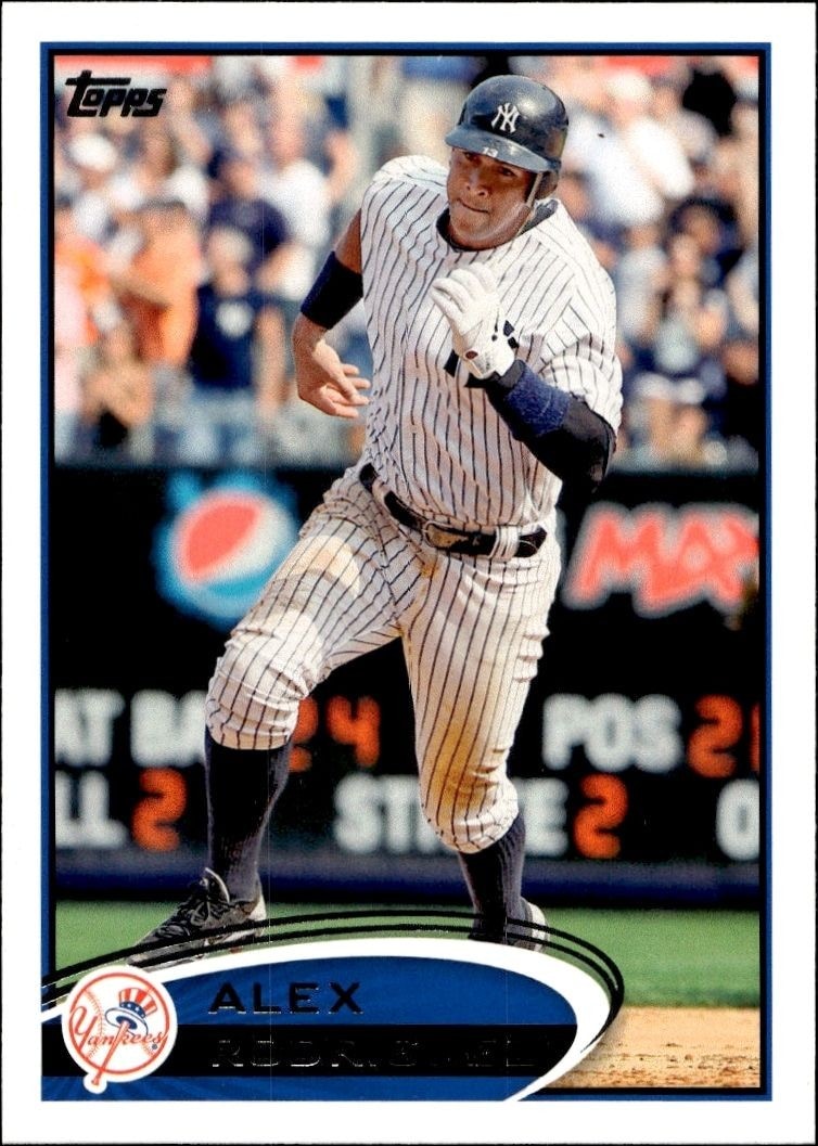 2012 Topps Series 2 Alex Rodriguez #500 trading card