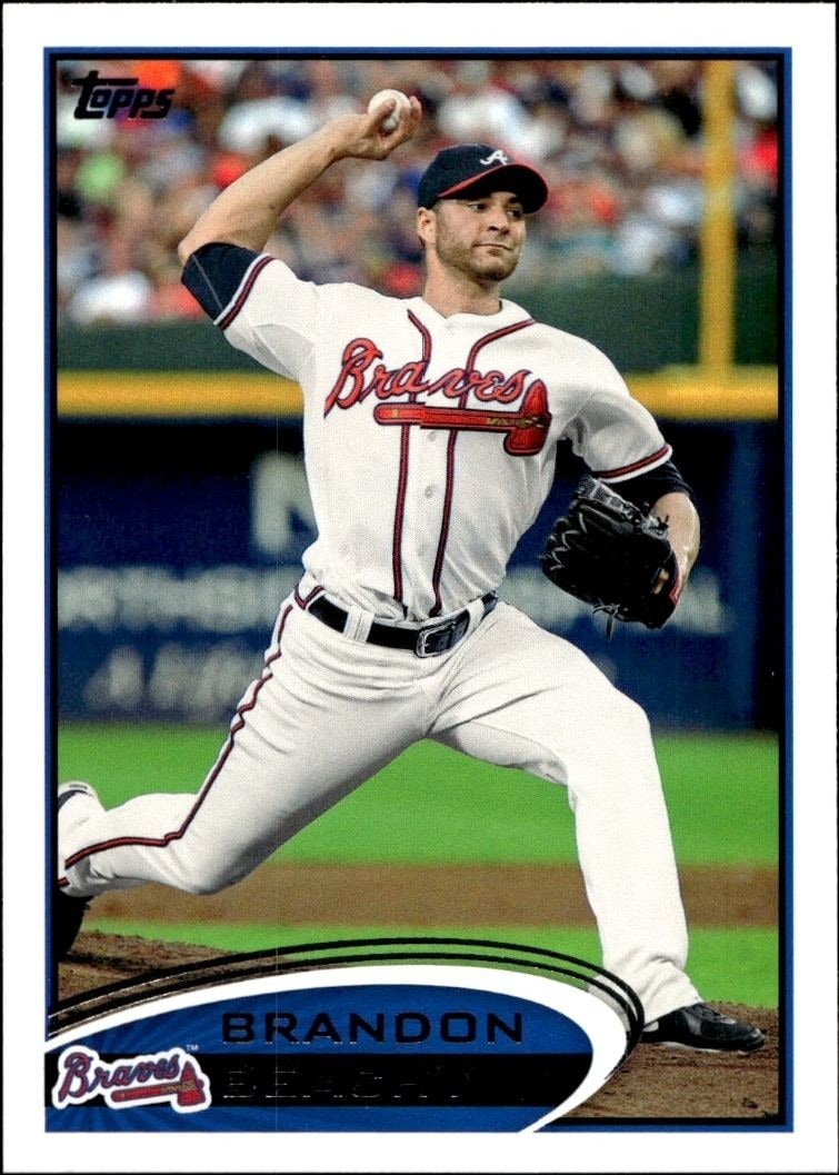 2012 Topps Series 2 Brandon Beachy #364 trading card