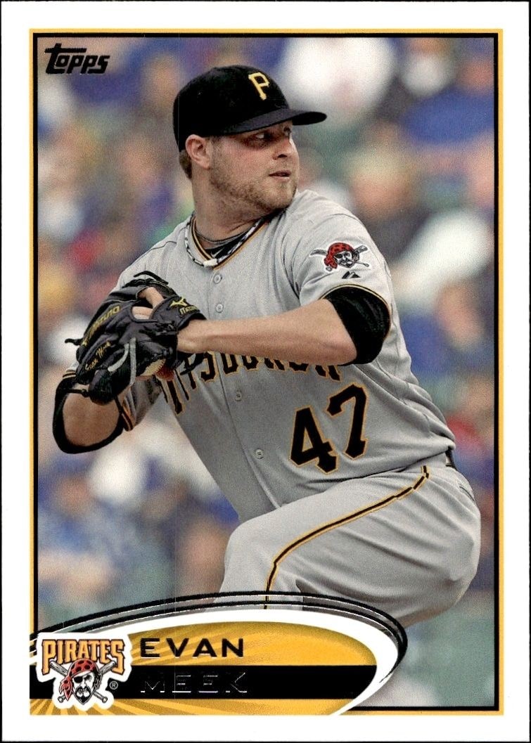 2012 Topps Series 2 Evan Meek #473 trading card