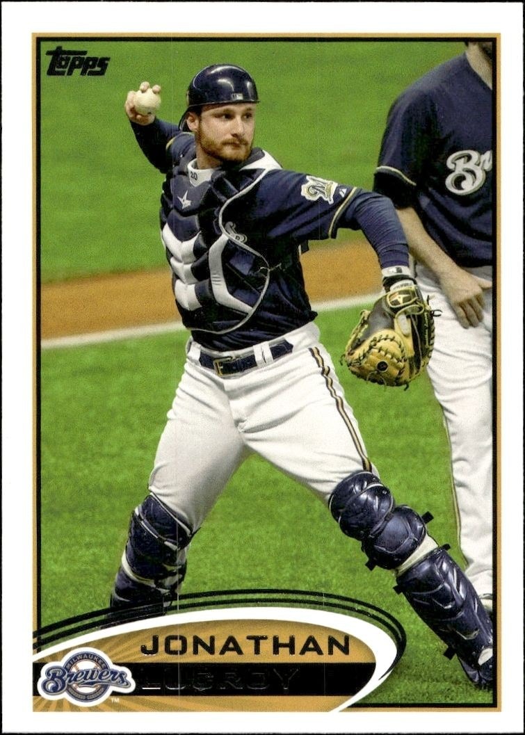 2012 Topps Series 2 Jonathan Lucroy #395 trading card