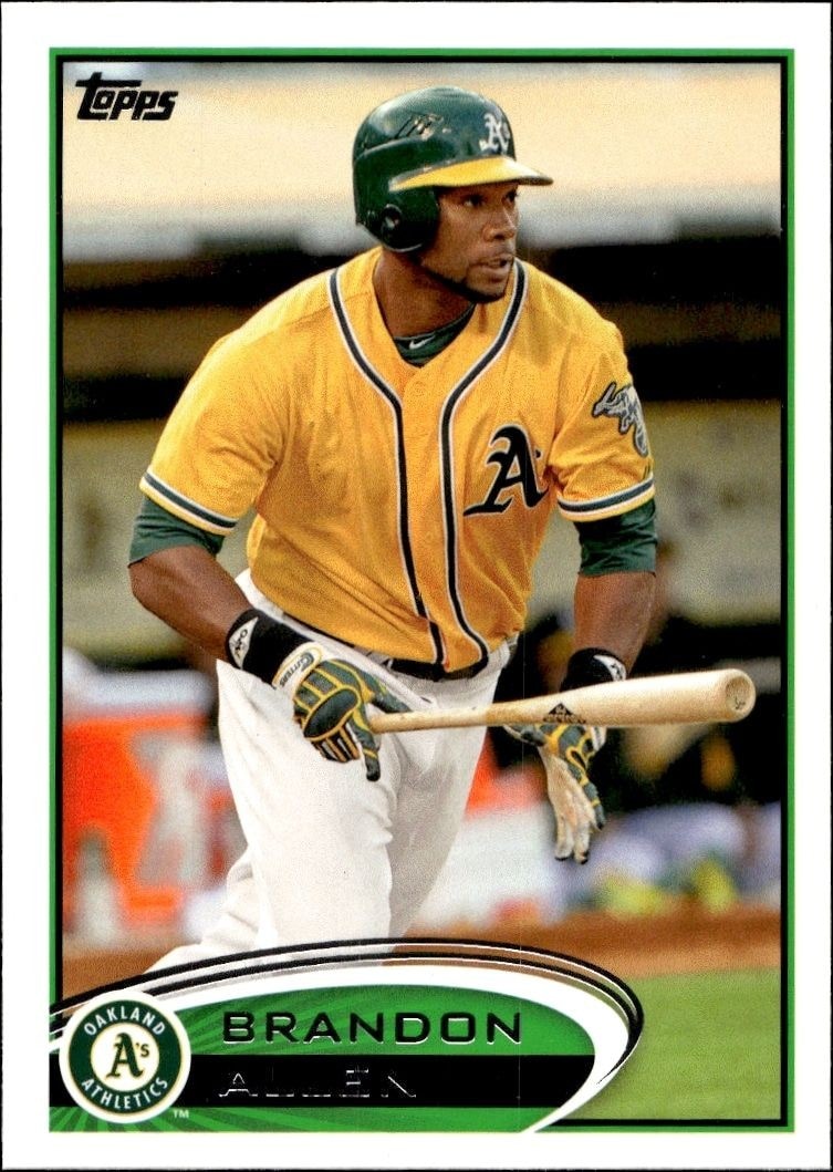 2012 Topps Series 1 Brandon Allen #283 trading card