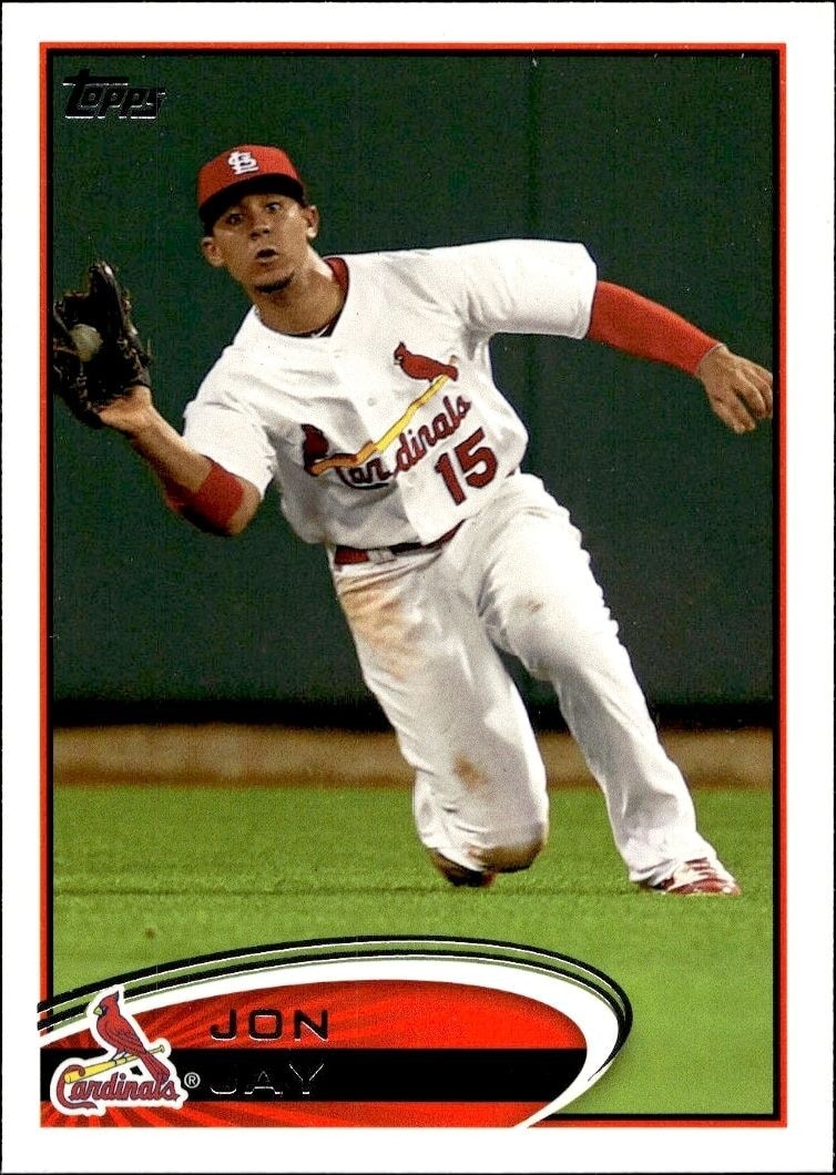2012 Topps Series 1 Jon Jay #258 trading card