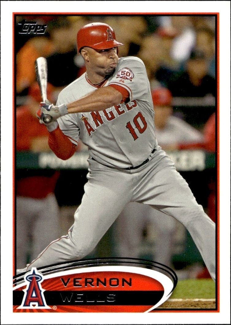 2012 Topps Series 1 Vernon Wells #13 trading card