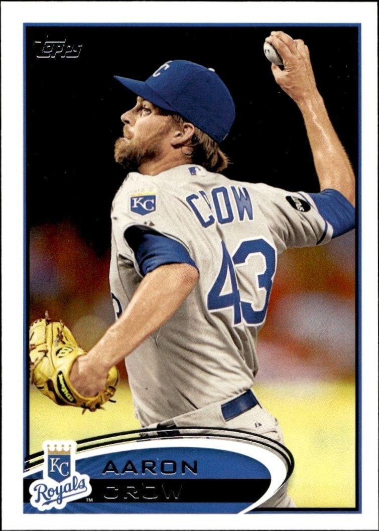 2012 Topps Series 1 Aaron Crow #67 trading card