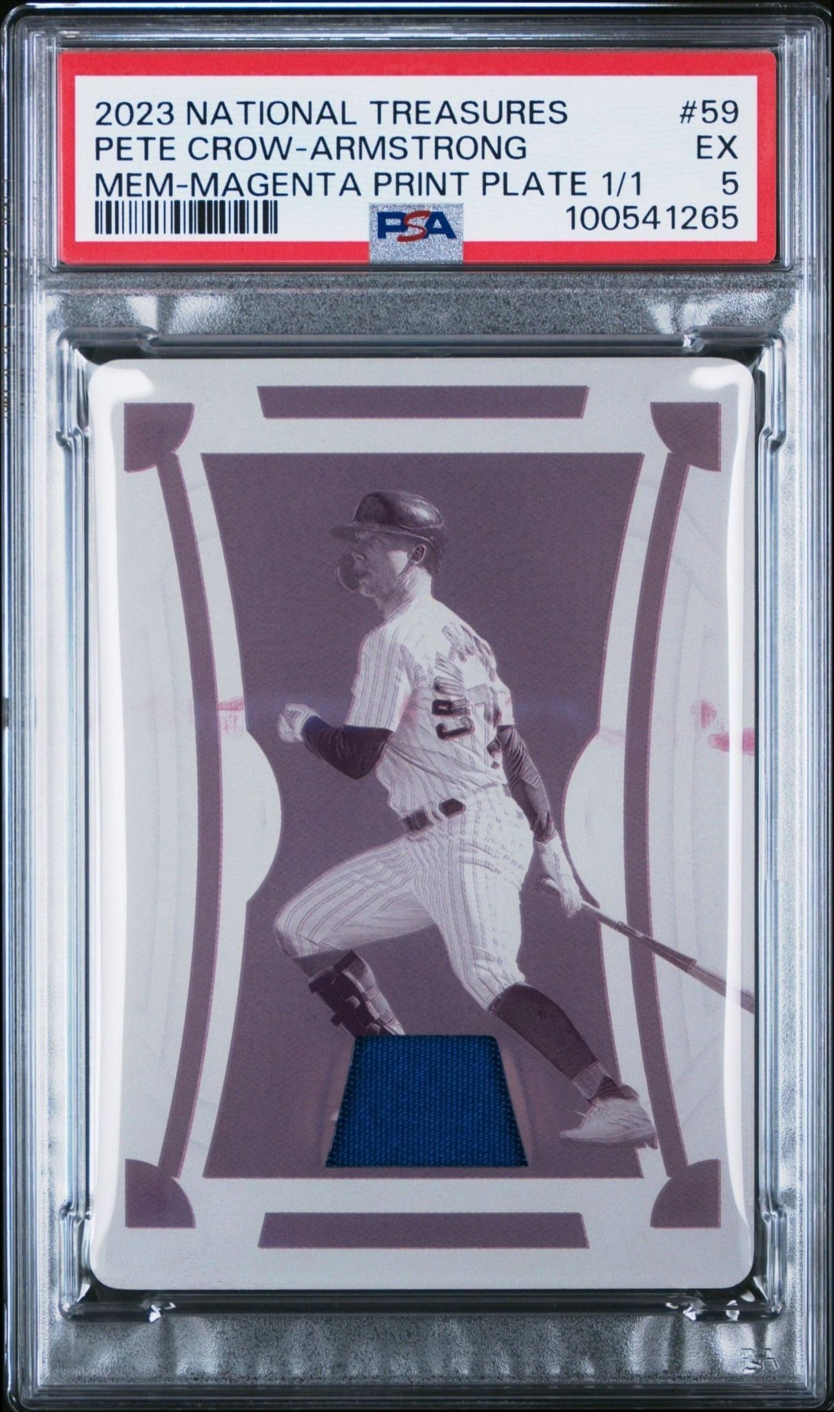 2023 Panini National Treasures Pete Crow-Armstrong #59 trading card