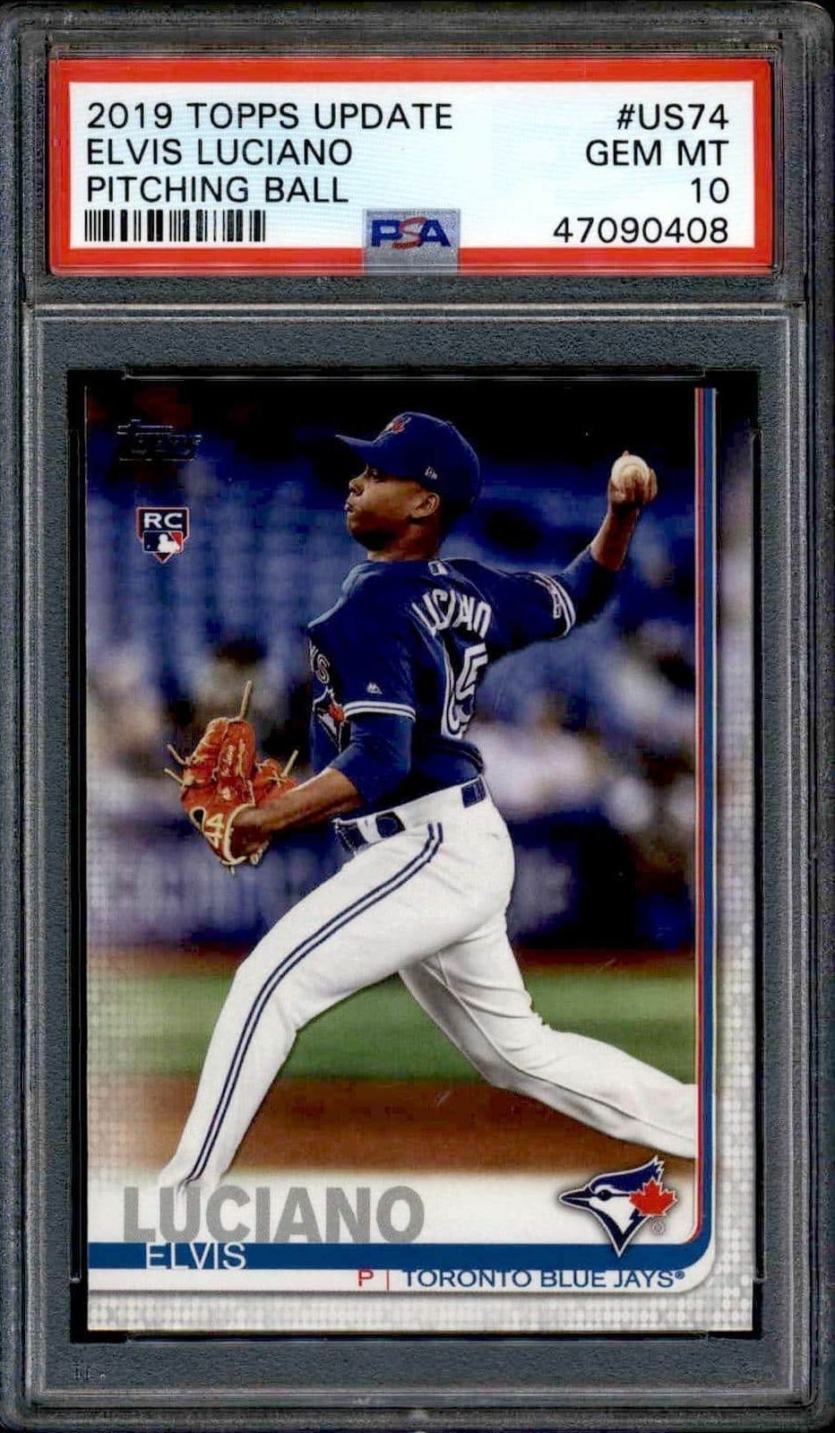 2019 Topps Update Series Elvis Luciano #US74 trading card