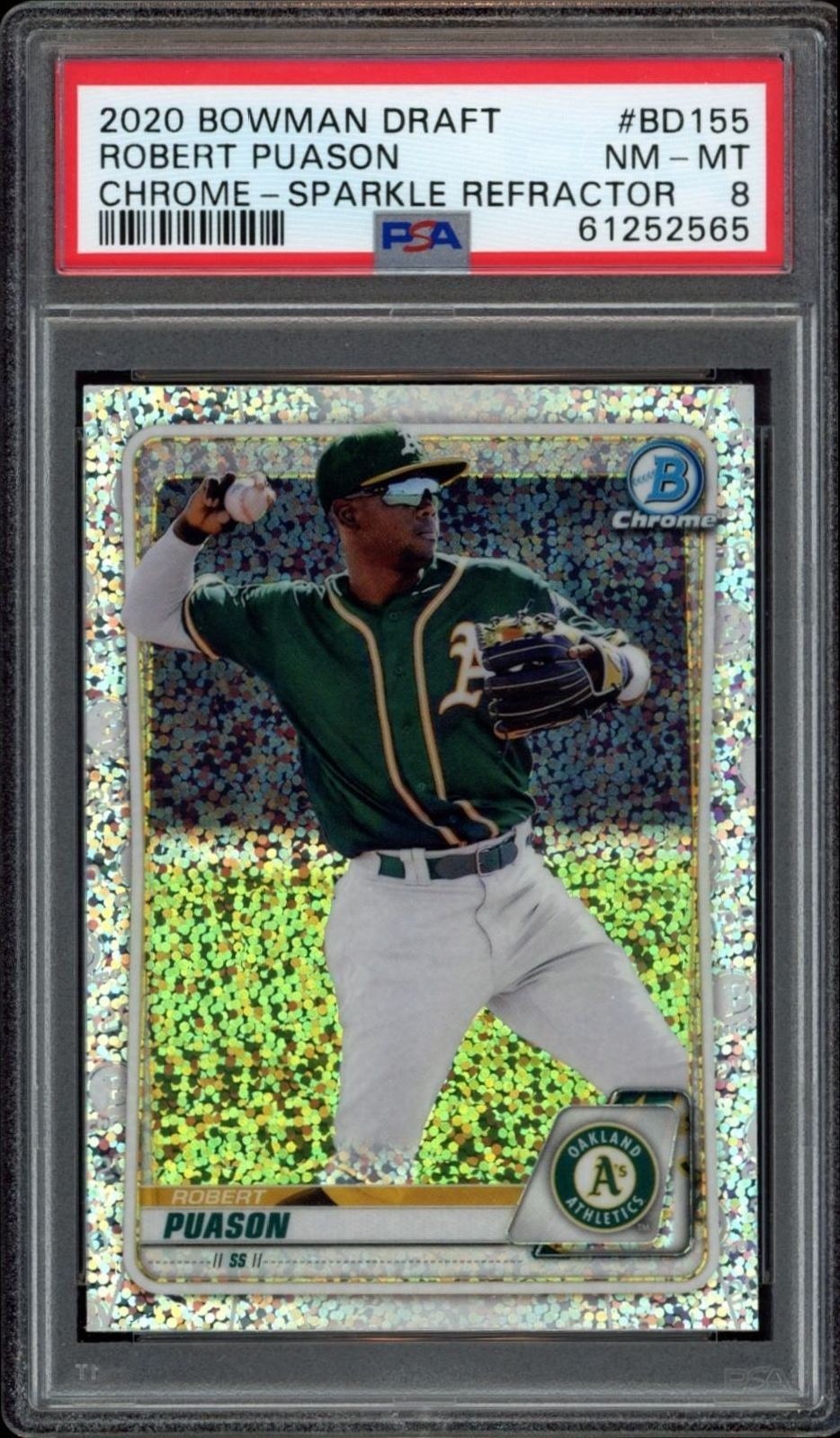 2020 Bowman Draft Robert Puason #BD-155 trading card