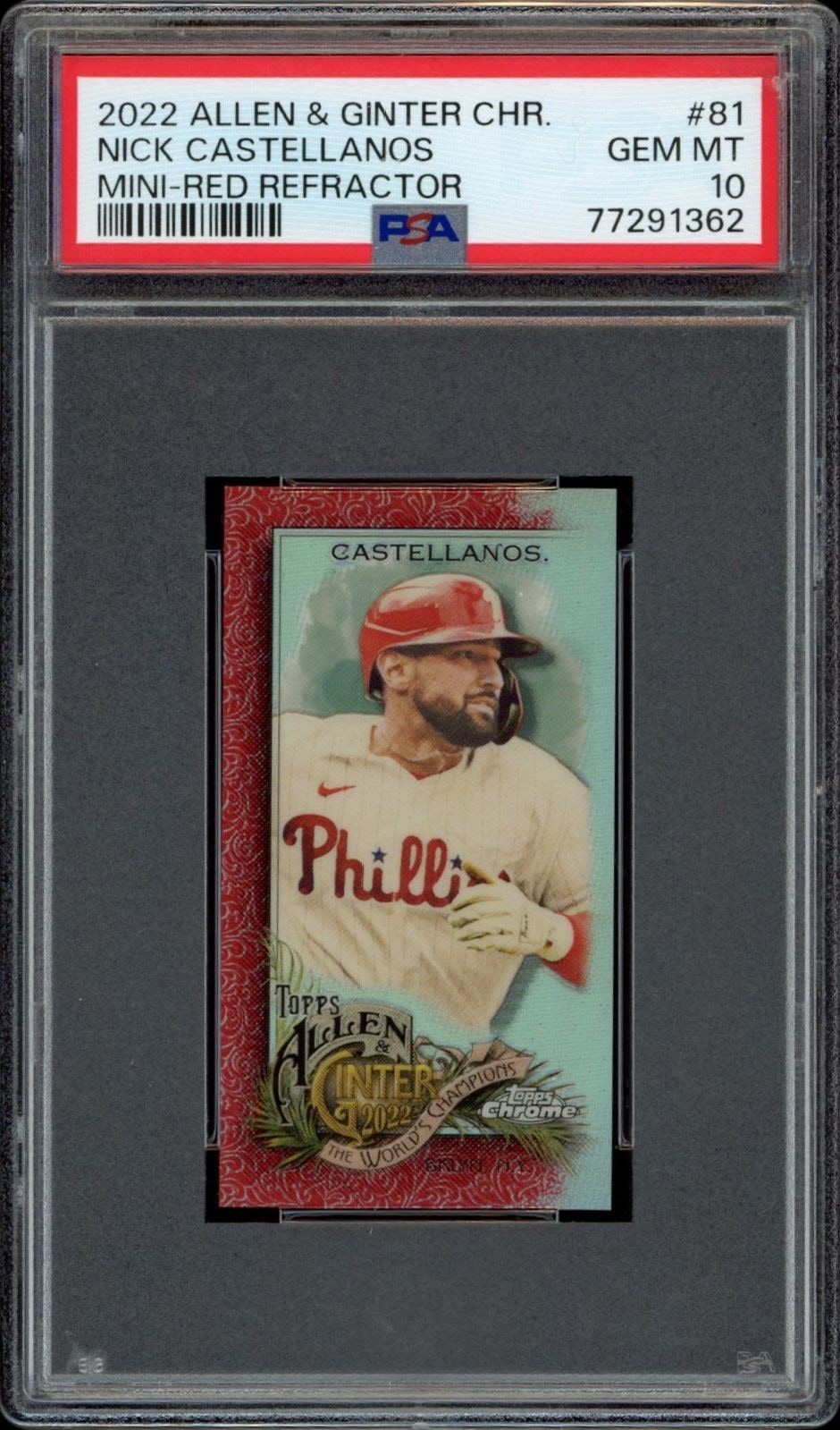 2022 Topps Allen & Ginter Nick Castellanos #81 trading card