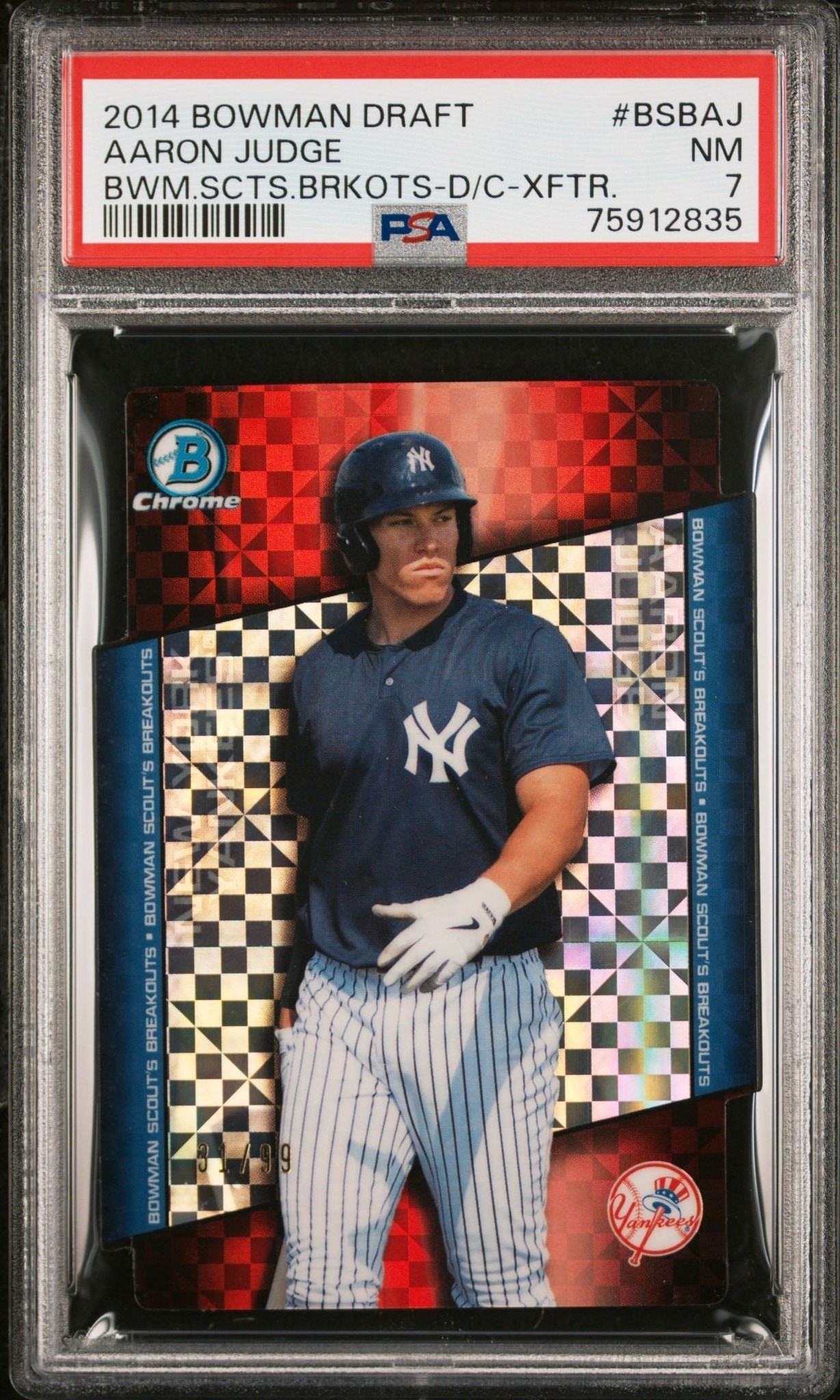 2014 Bowman Draft Aaron Judge #BSB-AJ trading card