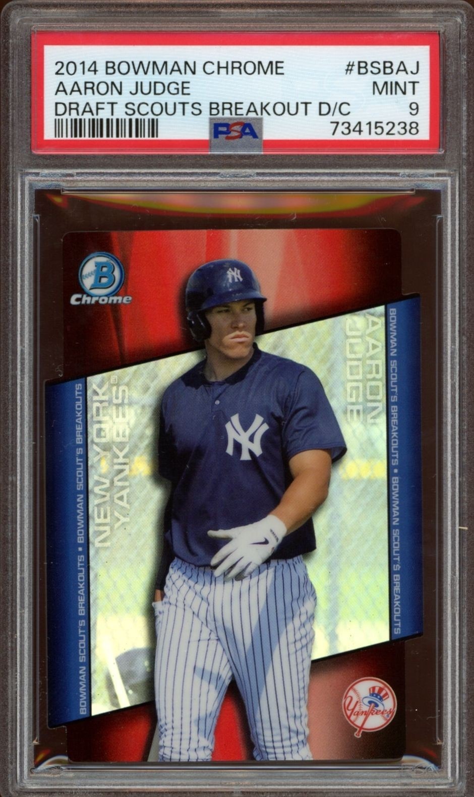 2014 Bowman Draft Aaron Judge #BSB-AJ trading card