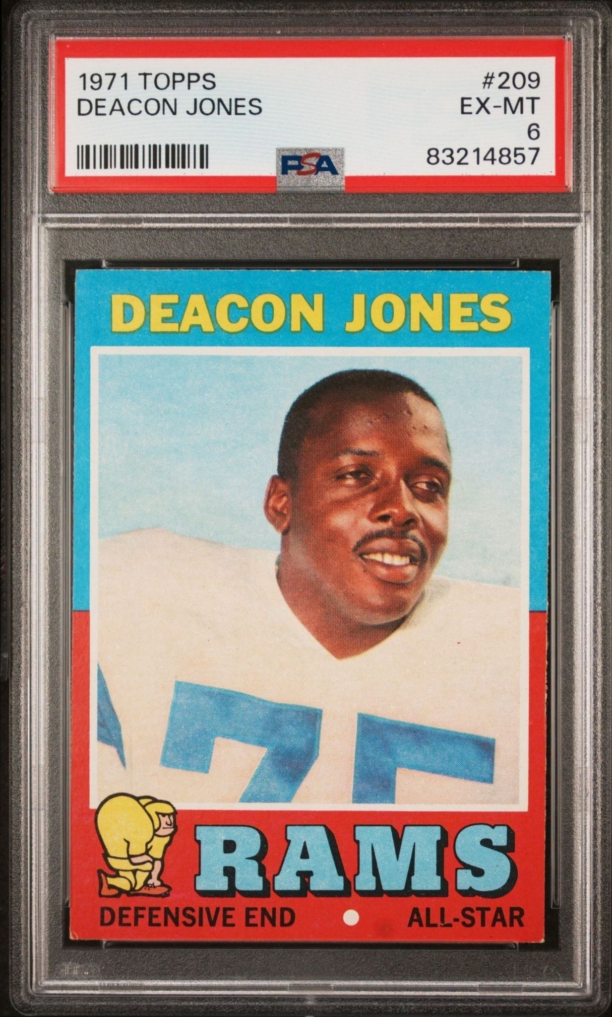1971 Topps Deacon Jones #209 trading card