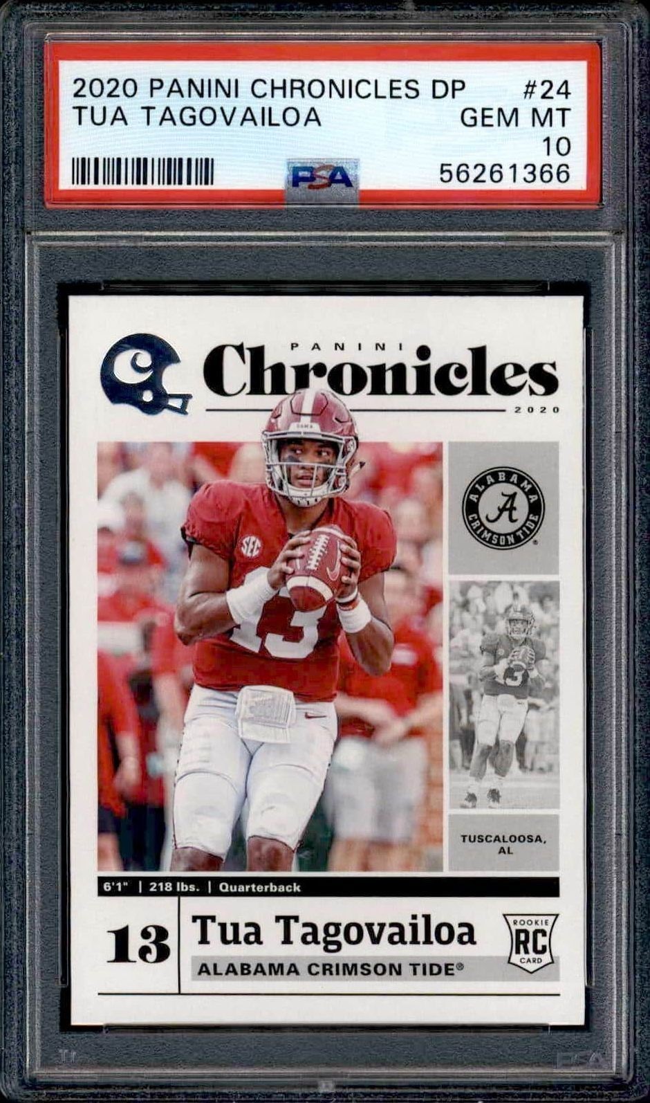 2020 Panini Chronicles Draft Picks Tua Tagovailoa #24 trading card