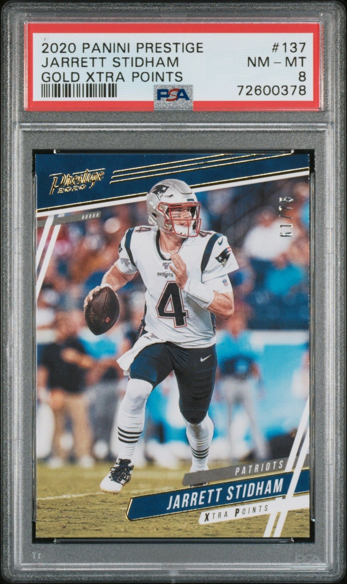 2020 Panini Prestige Jarrett Stidham #137 trading card