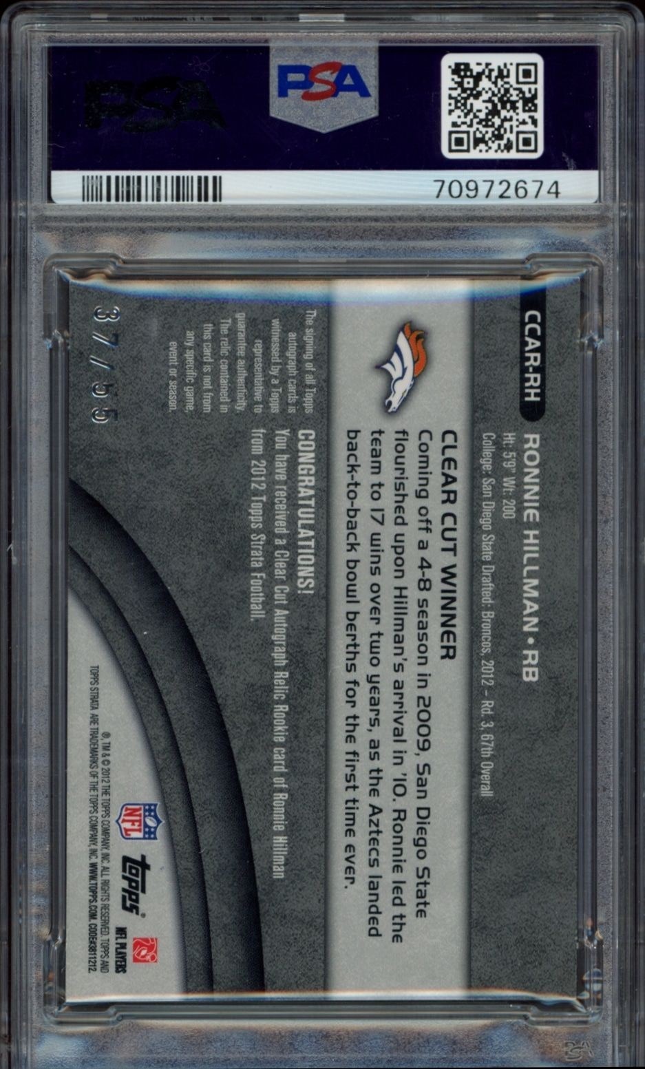 Ronnie Hillman - Back