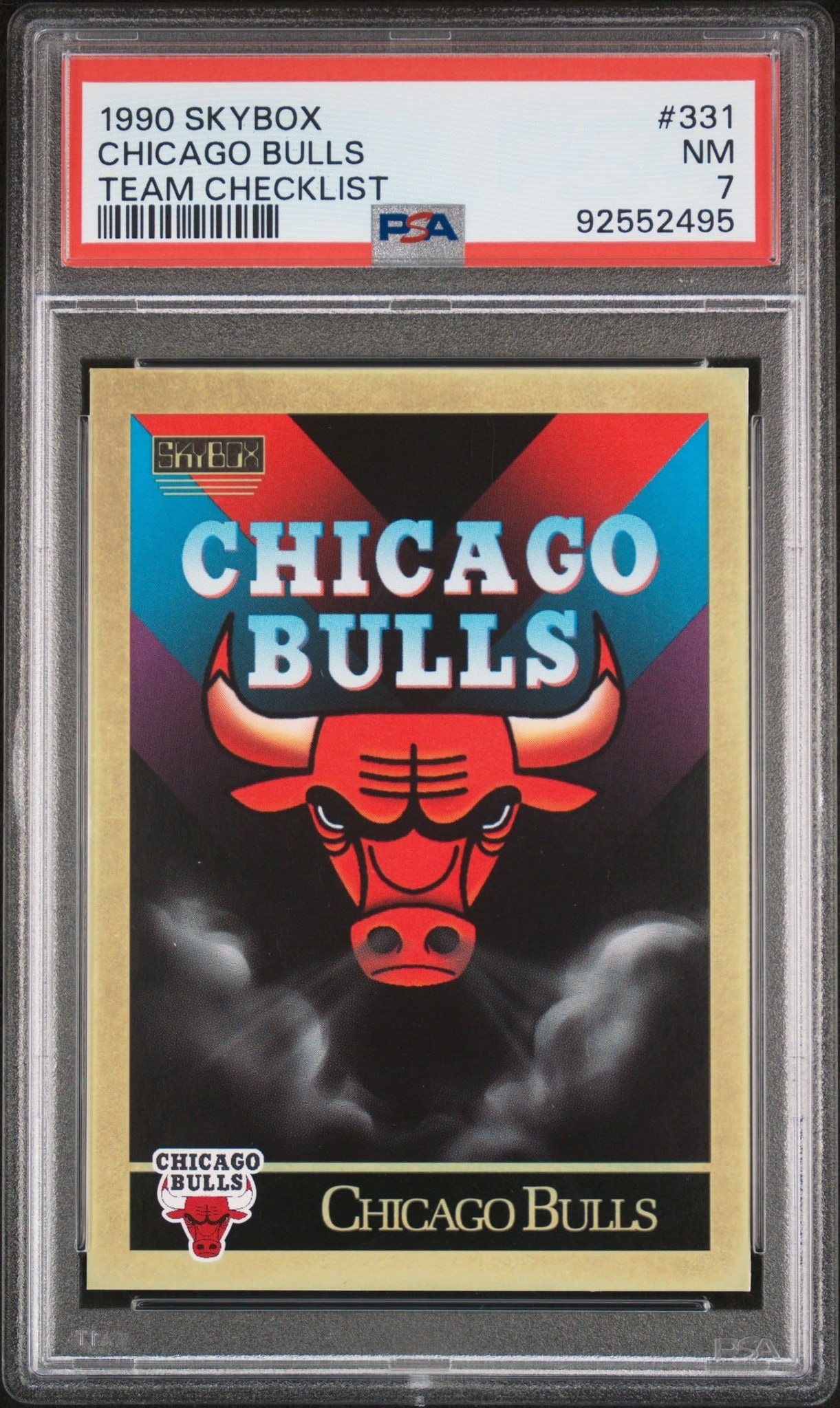 1990-91 Skybox Chicago Bulls #331 trading card