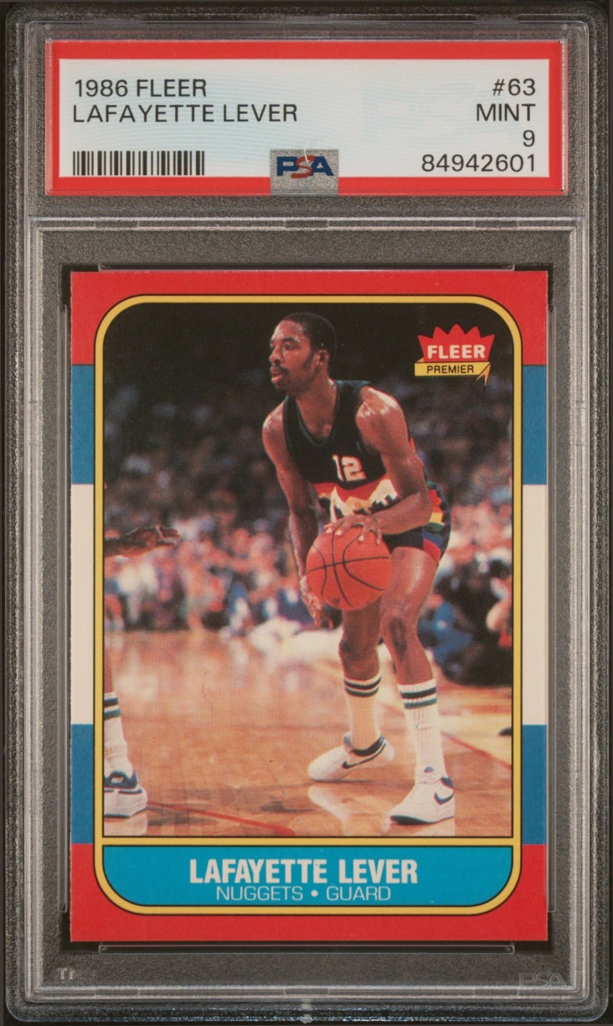 1986-87 Fleer Fat Lever #63 trading card