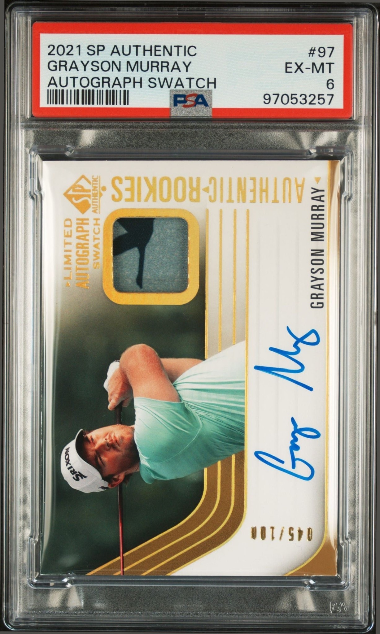 2021 Upper-Deck SP Authentic Grayson Murray #97 trading card