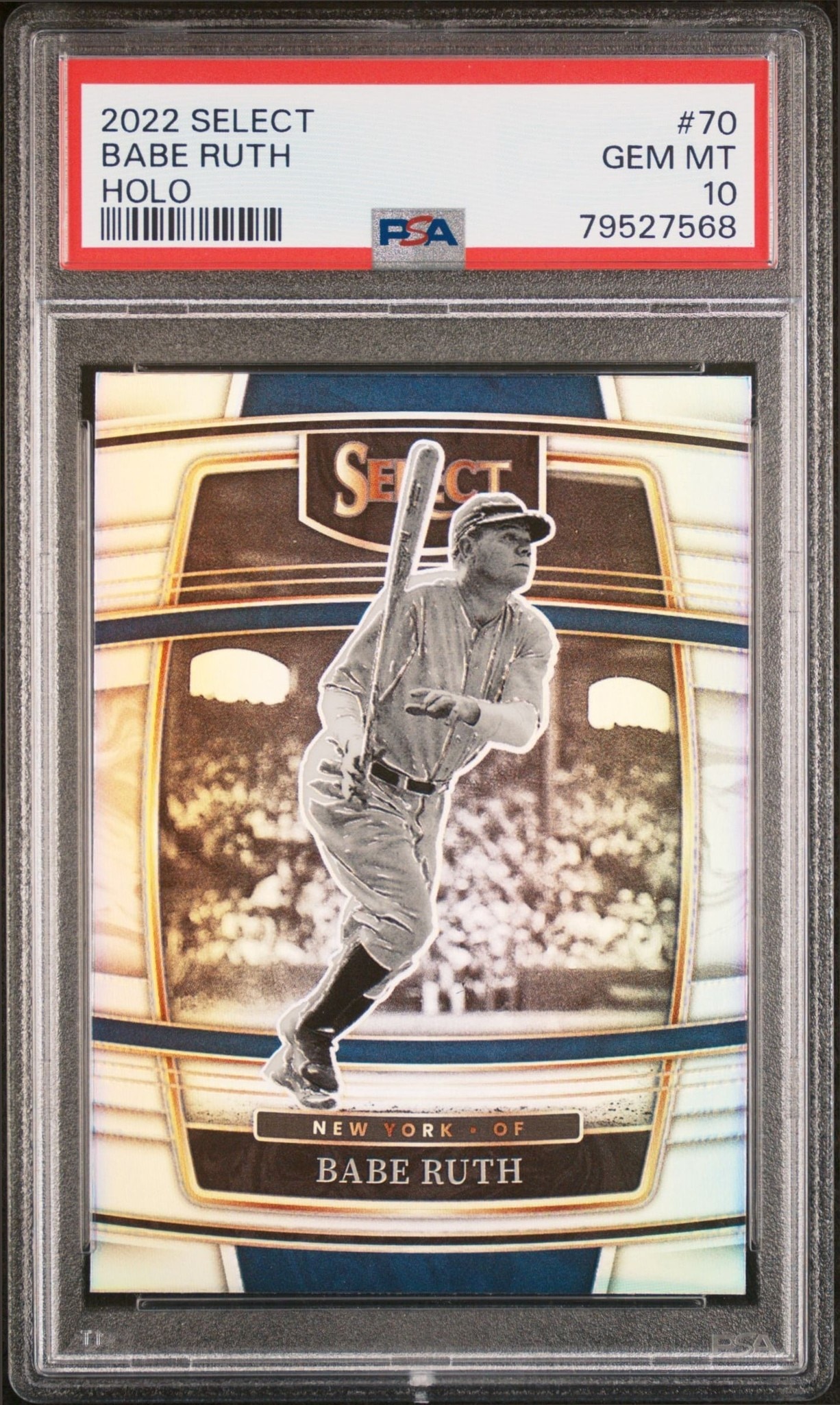 2022 Panini Select Babe Ruth #70 trading card